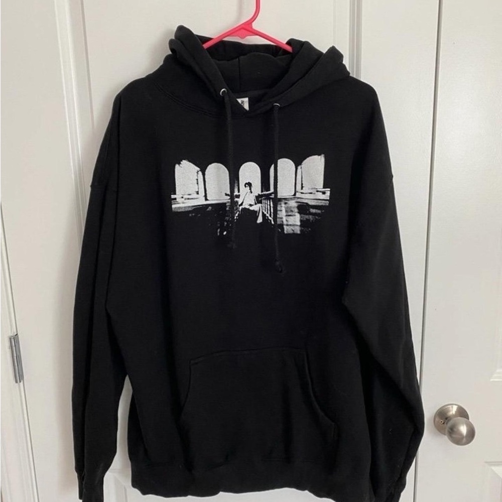 Black Graphic Men's Sweater